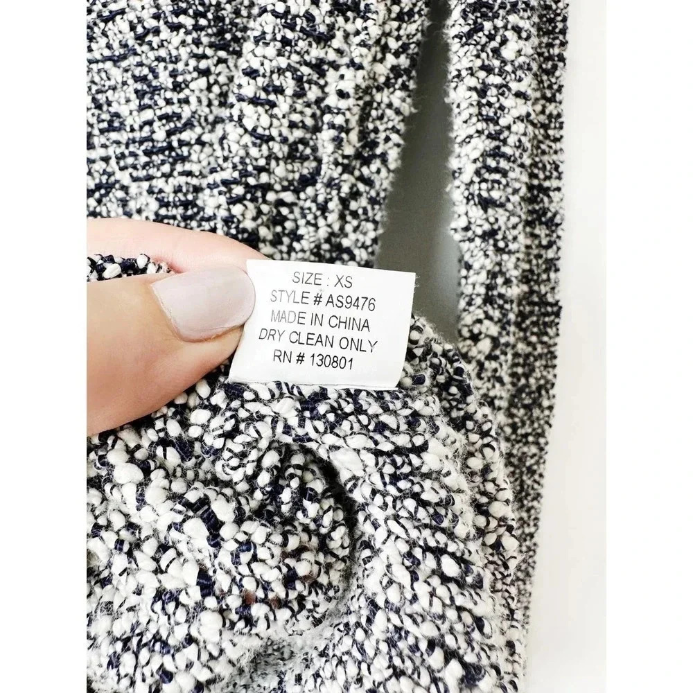 A.L.C. Textured Sweater - Navy - XS - Picture 4 of 8